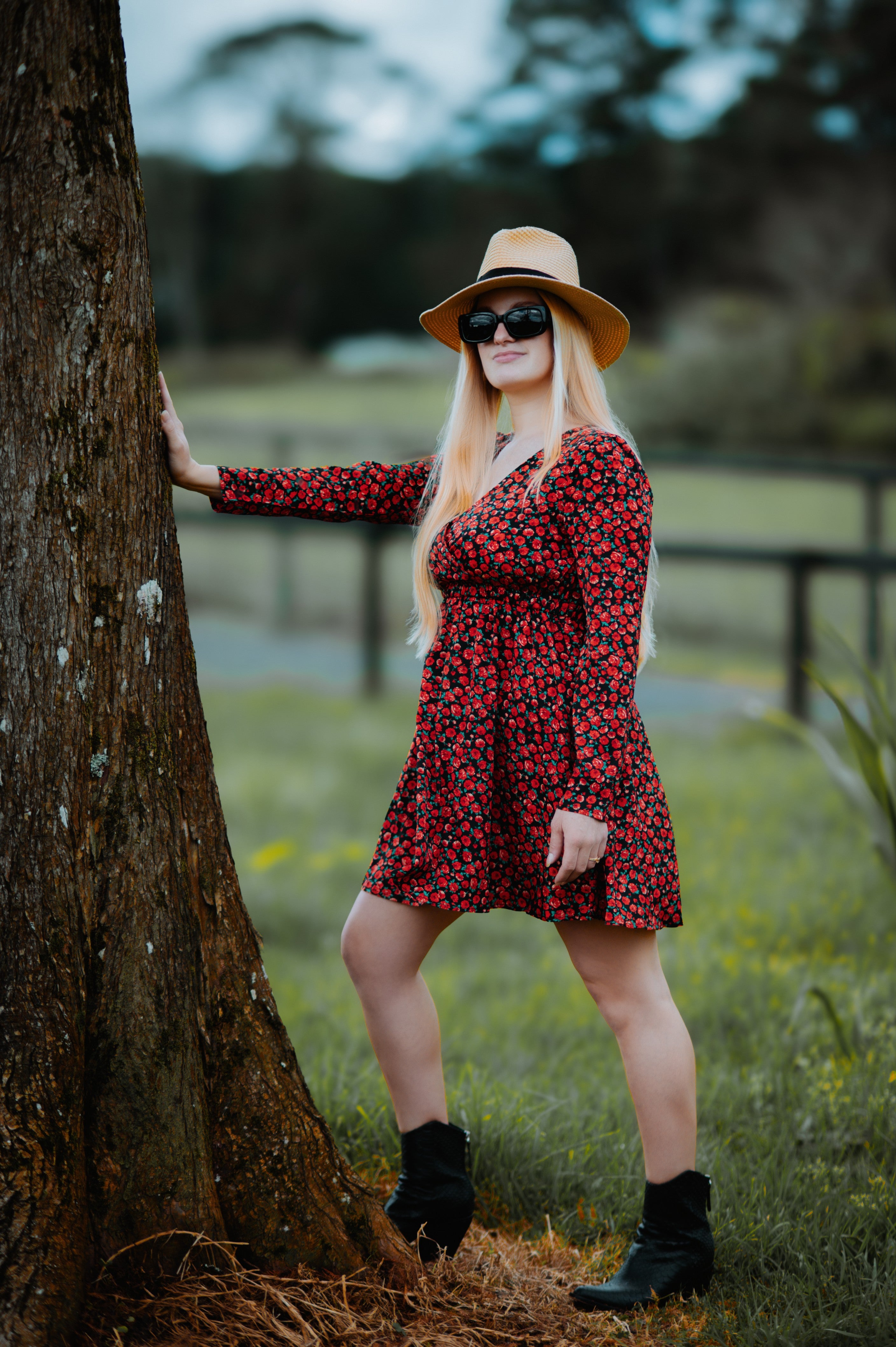 Women Floral Print Dress