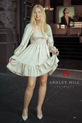 Women Shirred Ruffle Women Dress